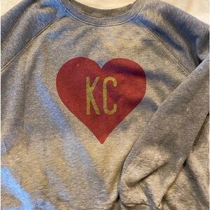 Brand new KC heart sweatshirts